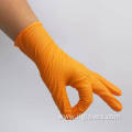 Thicken Orange Synthetic Gloves Blend Diamond Texture Gloves
